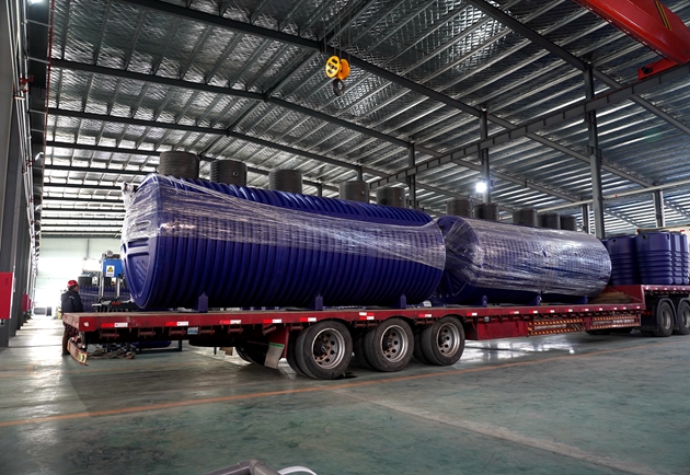 一體化污水處理設(shè)備發(fā)貨展示